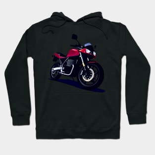 CB Red Sportbike Motorcycle Sticker Hoodie